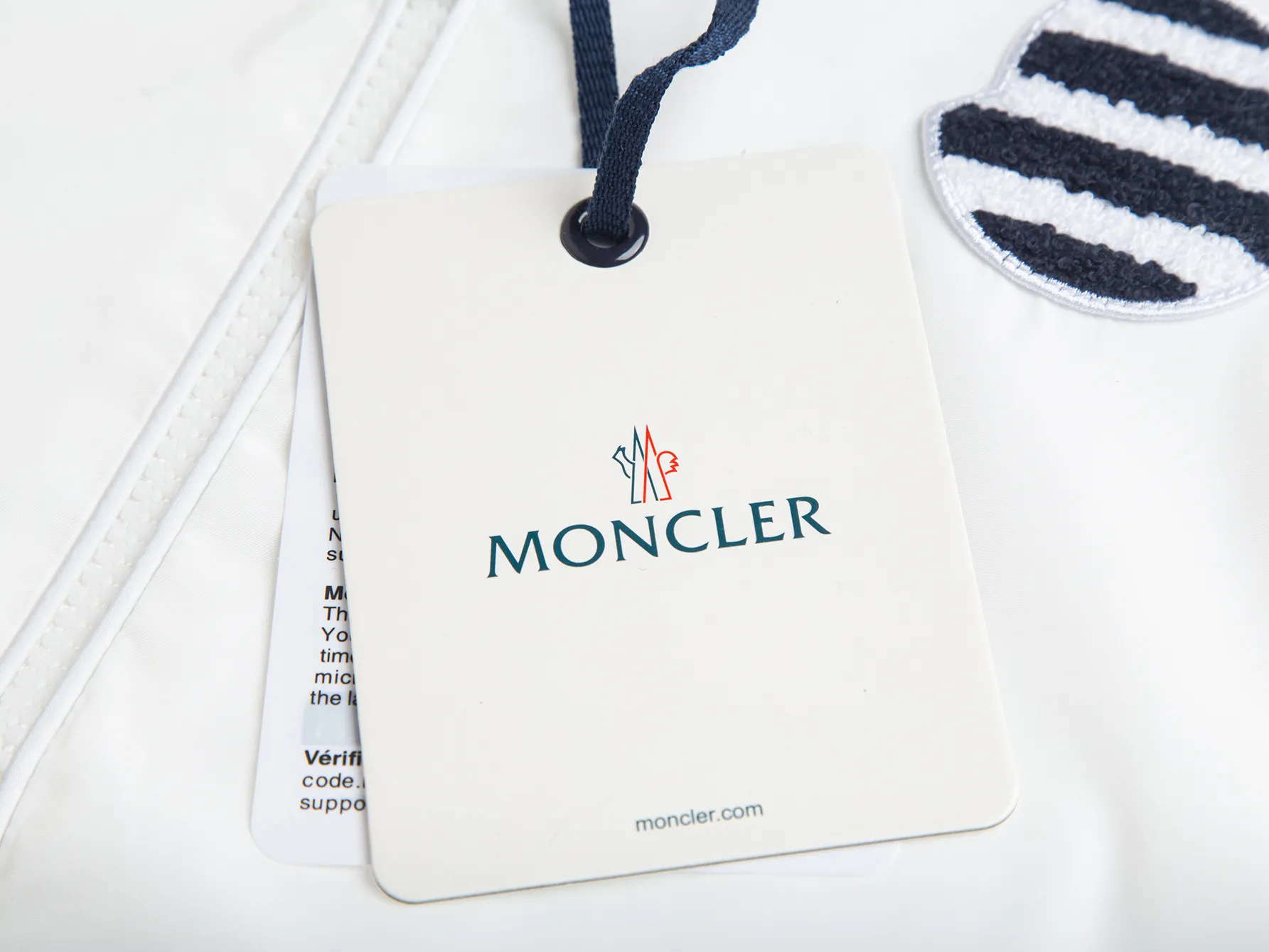 (ZP ) -Moncler Logo Same Style -YB - Black Royal Blue White -Sizes 1 2 3 4 5